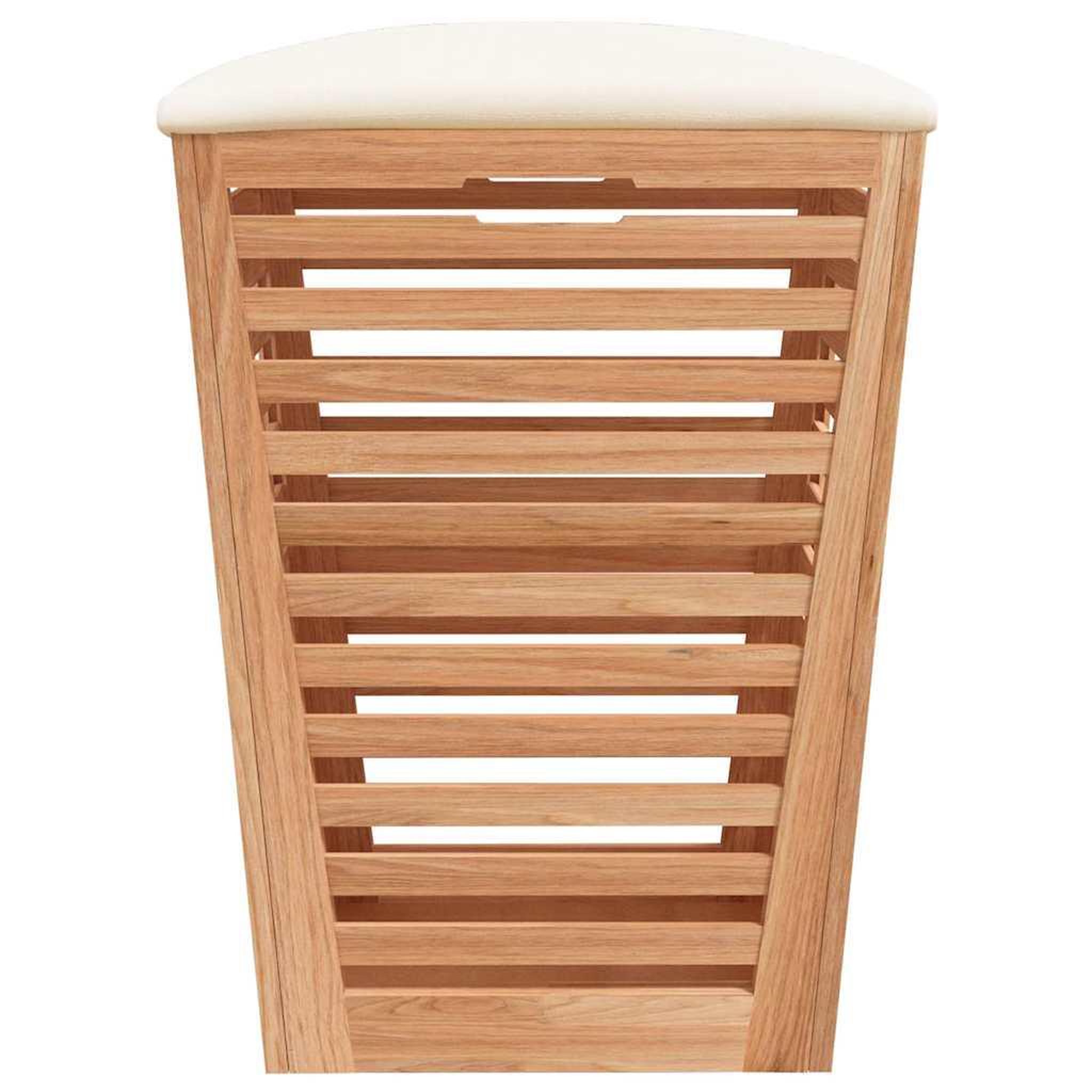 Voir la diapositive 5 : VIDAXL Tabouret de salle de bain 40,5x40,5x56 cm bois massif de noyer