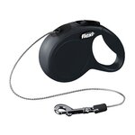 Flexi Laisse Flexi Classic Cordon M Noir 8 Metres