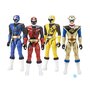 BANDAI Pack de 4 figurines 30 cm Ninja Steel - Power Rangers - 