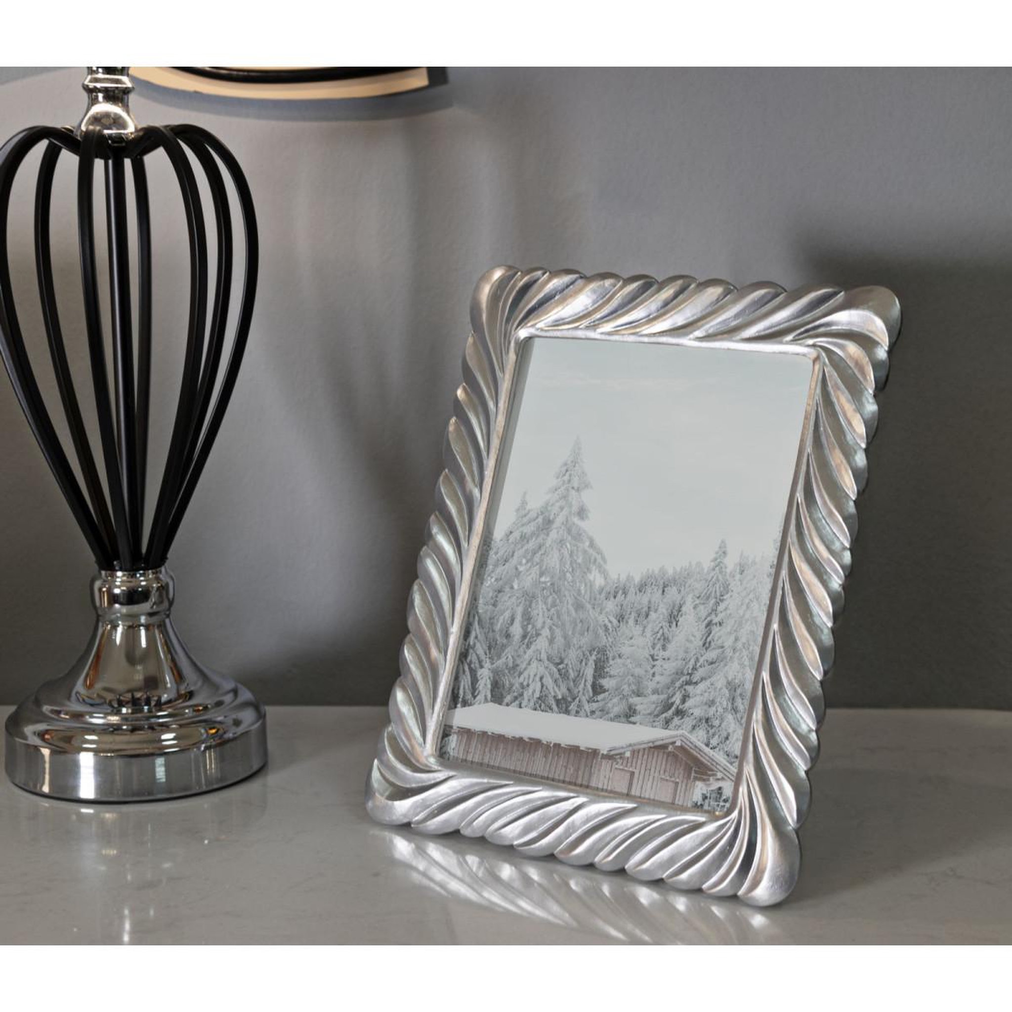 Voir la diapositive 5 : Paris Prix Cadre Photo Déco  Carvy  15x20cm Argent