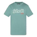 Schott T Shirt /Bleu Garçon Schott VINTAGE. Coloris disponibles : Vert