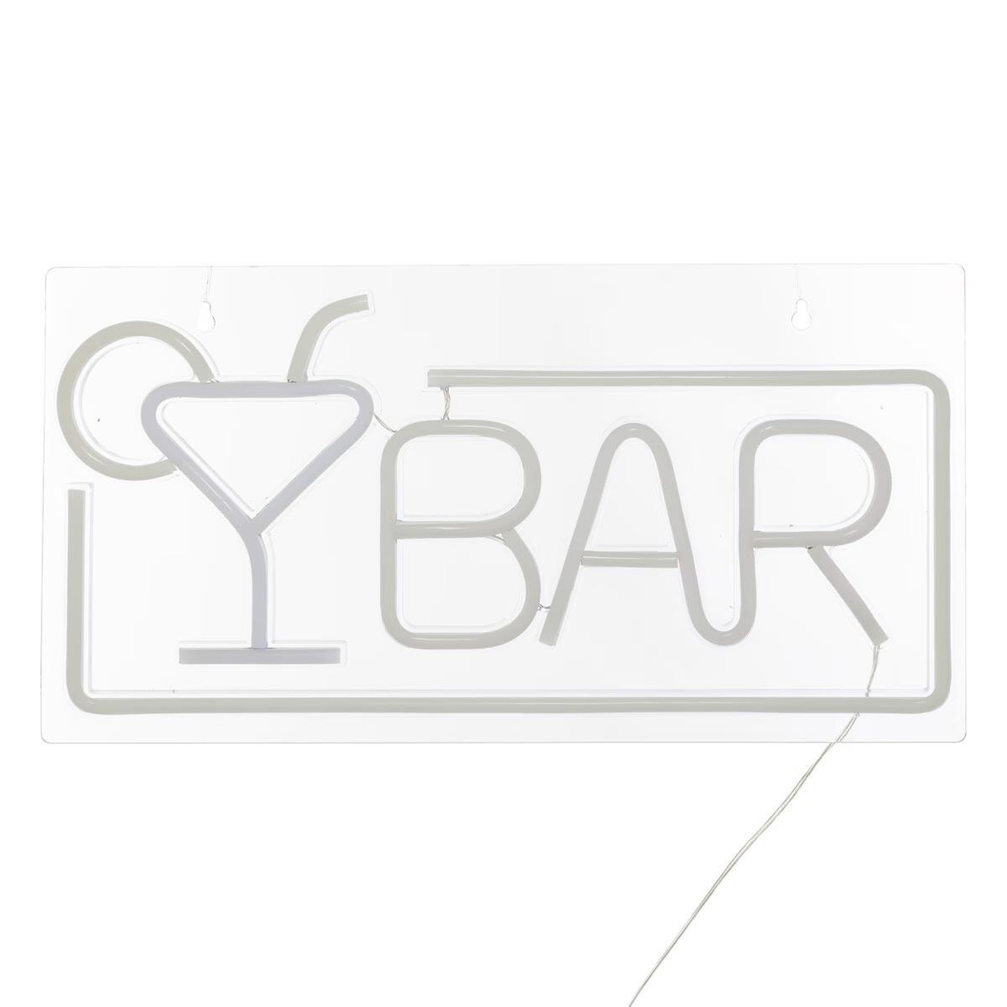 Voir la diapositive 3 : ATMOSPHERA Lampe Murale Néon LED  Bar  42cm Multicolore