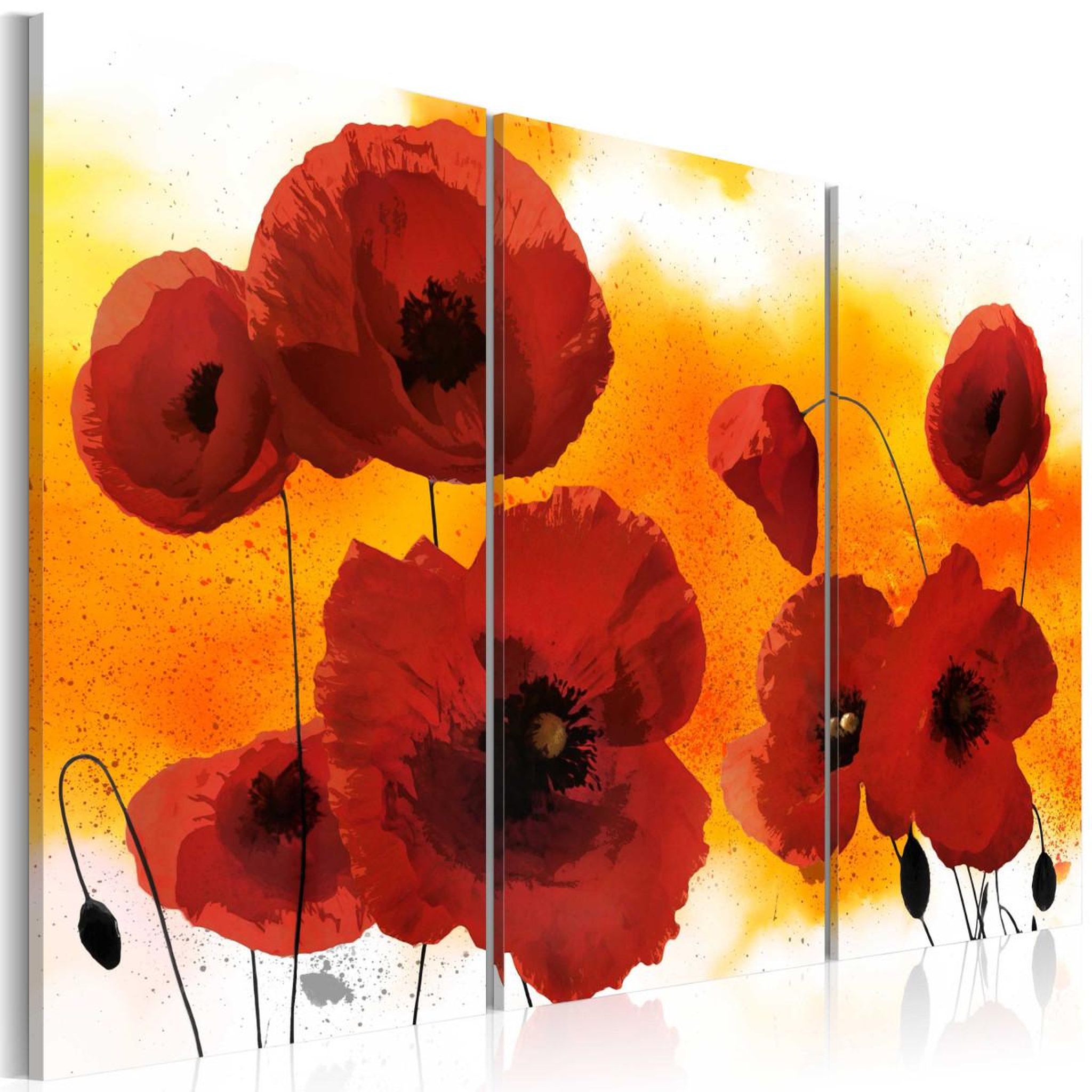 Voir la diapositive 1 : Paris Prix Tableau Imprimé  Sunny Afternoon & Poppies