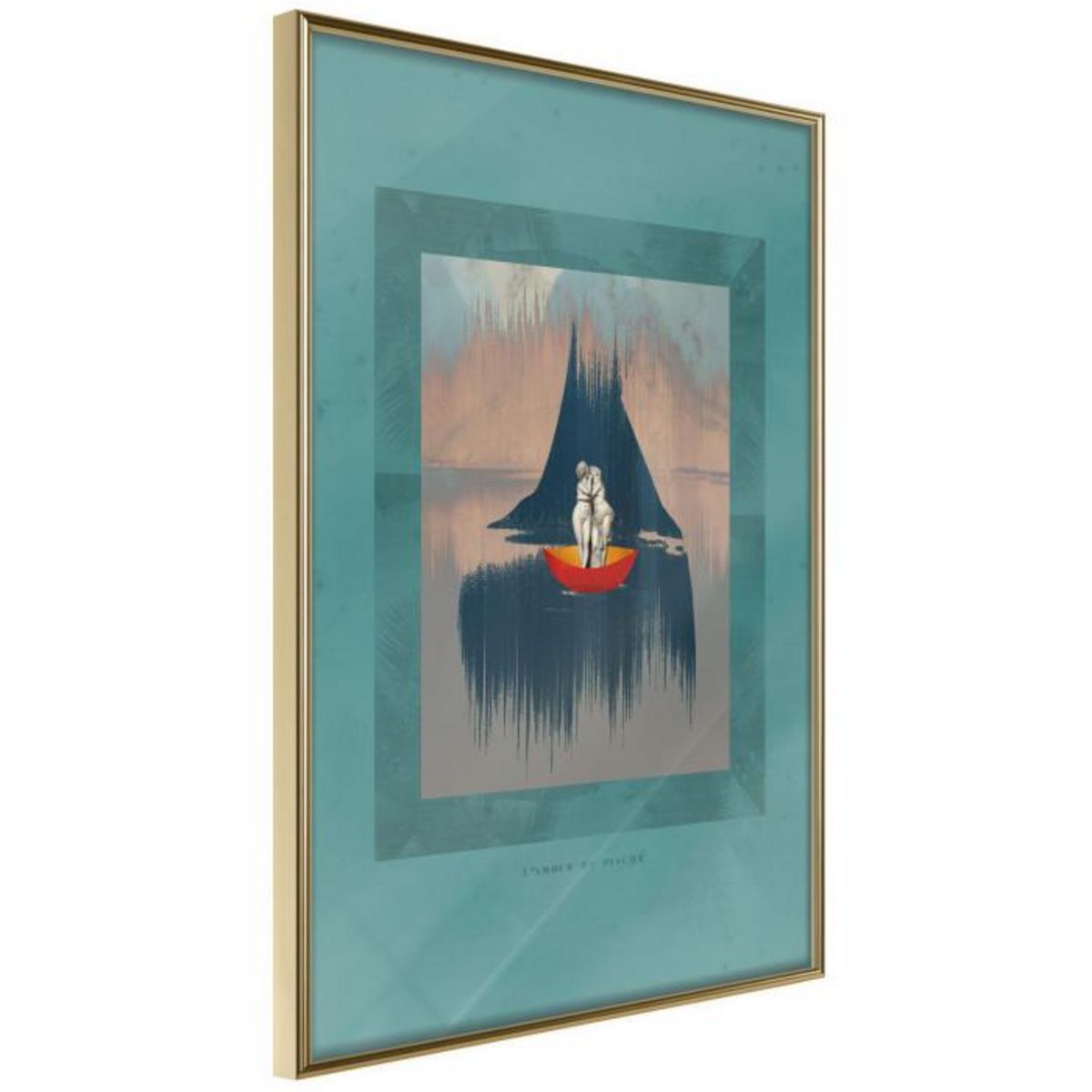 Paris Prix Affiche Murale Encadrée  Cupid and Psyche