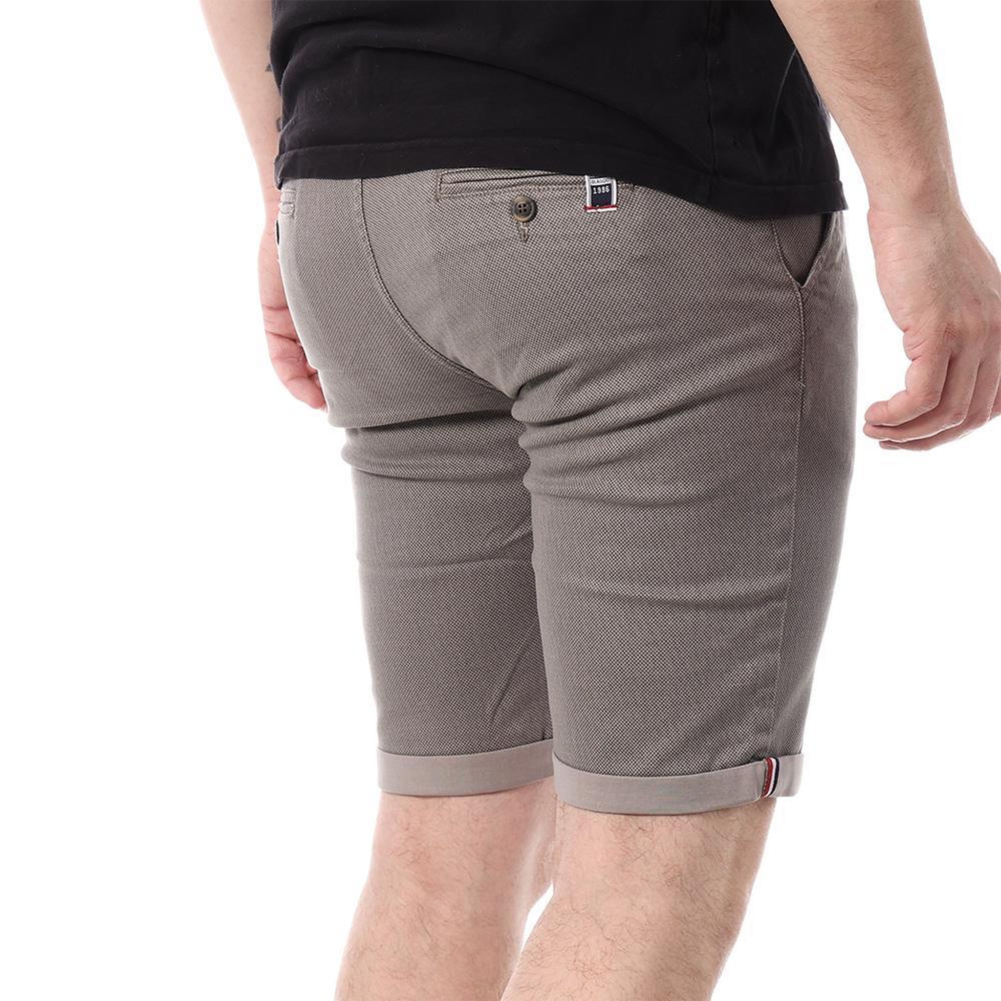 Voir la diapositive 2 : LA MAISON BLAGGIO Short gris moyen homme la maison blaggio varen