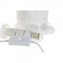 Voir la diapositive 2 : MARKET24 Lampe de bureau DKD Home Decor Blanc Porcelaine 25W 220 V LED (14 x 12 x 31 cm)