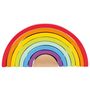 Voir la diapositive 4 : SMALL FOOT Small Foot - Wooden Building Blocks Rainbow, 9pcs. 6969