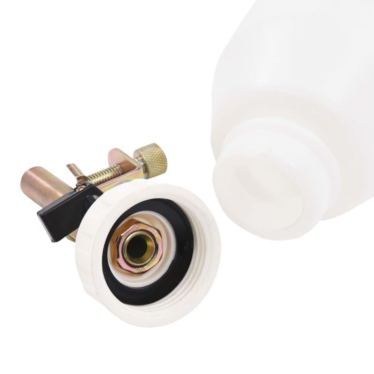 VIDAXL Pompe d'extraction a purgeur de frein pneumatique et bouteille