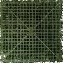 Mur végétal artificiel - Modèle vert - Dimensions : 50 x 50 cm