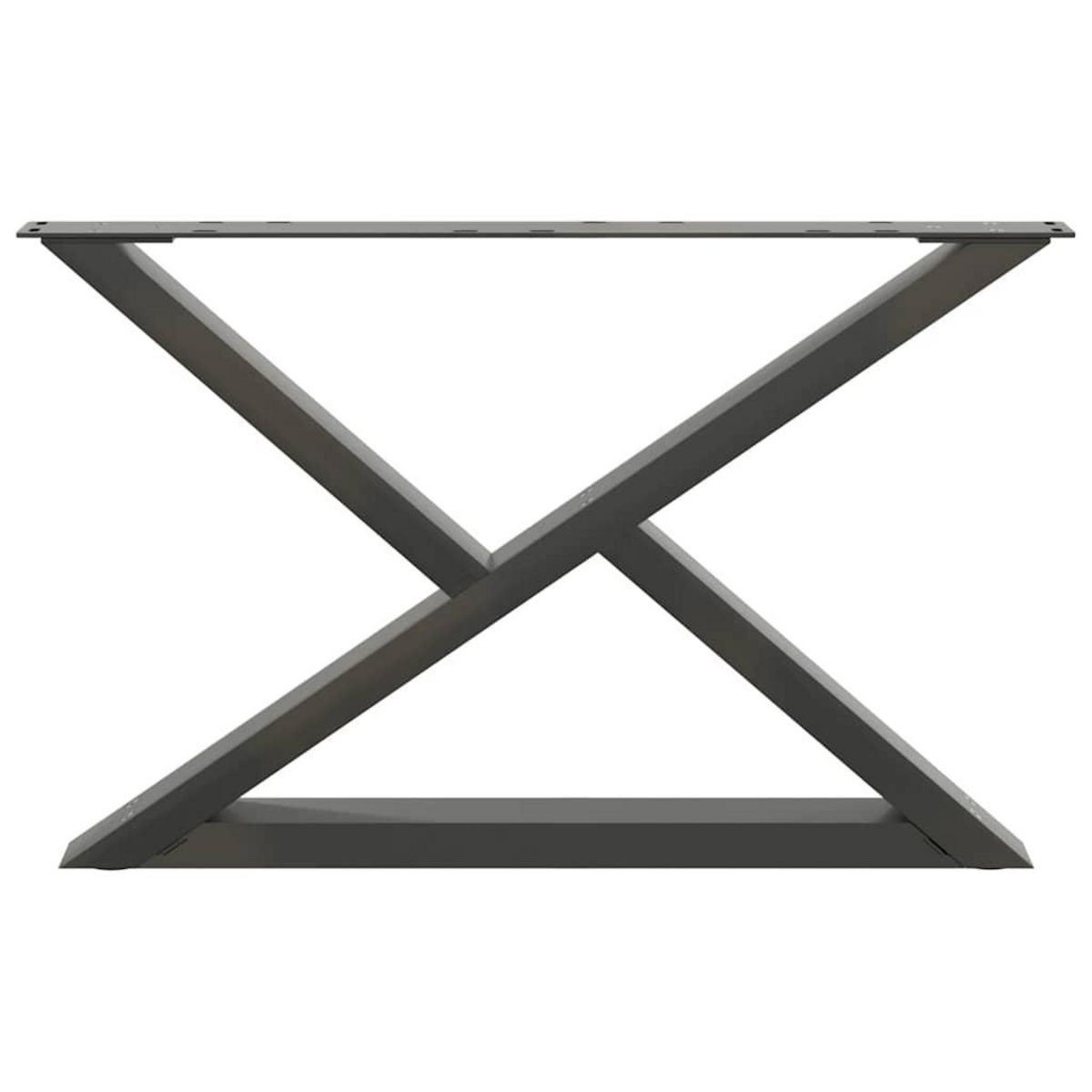 VIDAXL Pieds de table basse 2 pcs anthracite 70x(42-43,3) cm