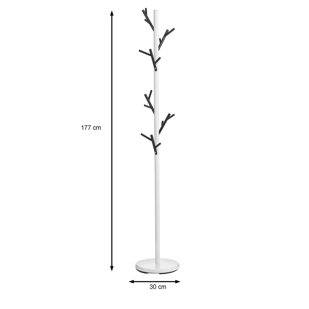 IDIMEX Porte-manteaux ZENO, en métal laqué