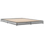 Voir la diapositive 3 : VIDAXL Cadre de lit sans matelas sonoma gris 140x190 cm