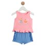 Voir la diapositive 1 : INEXTENSO Ensemble débardeur et short bébé fille