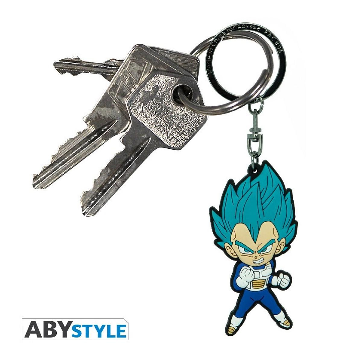 ABYstyle Porte-cles - Dragon Ball Super - Vegeta Saiyan Blue