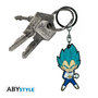 Voir la diapositive 2 : ABYstyle Porte-cles - Dragon Ball Super - Vegeta Saiyan Blue