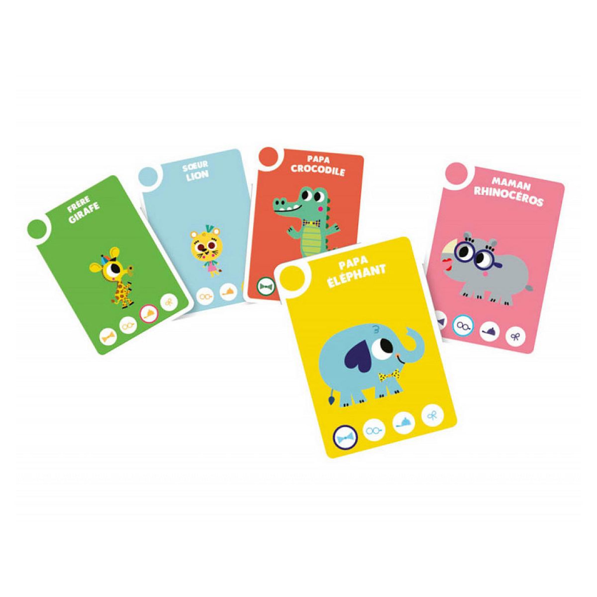 Voir la diapositive 2 : Editions Auzou Mon premier jeu de 5 familles - Jeu de cartes