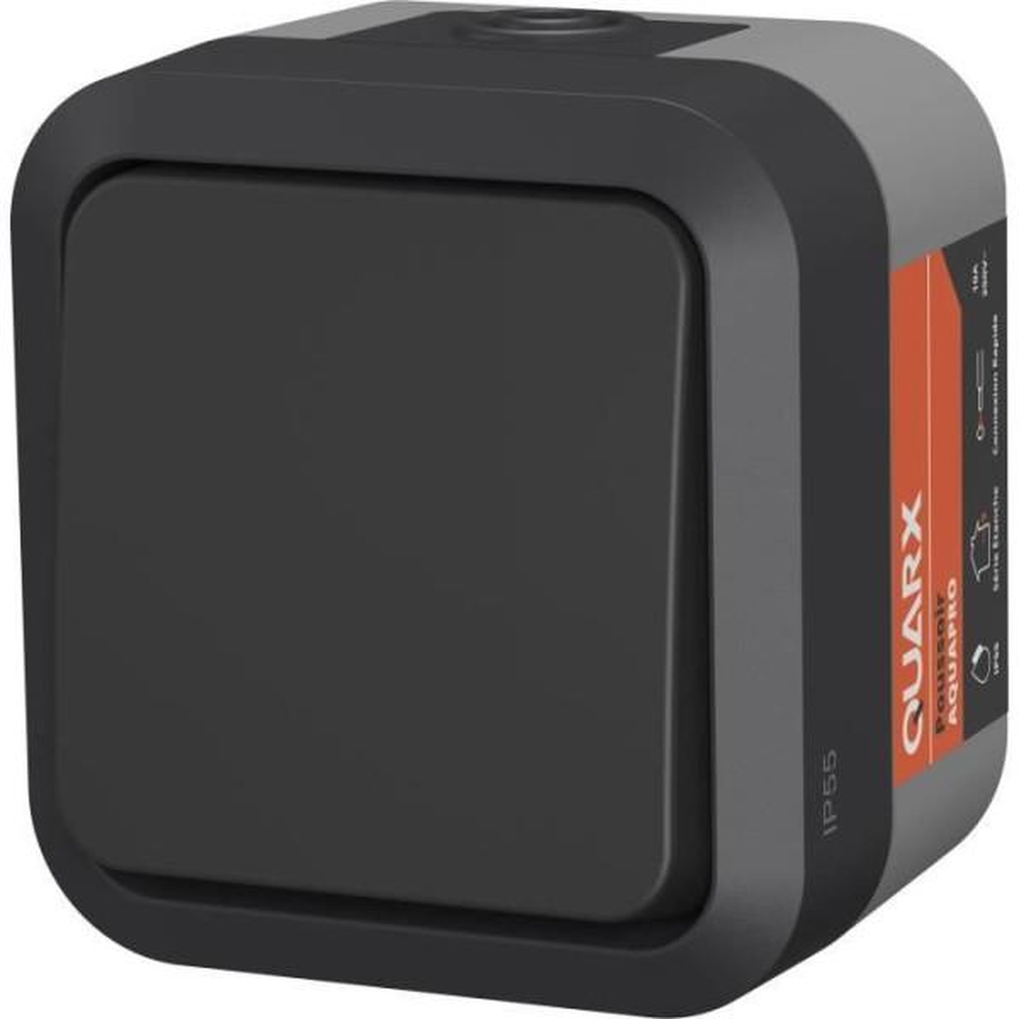 Voir la diapositive 4 : MARKET24 Poussoir - quarx - aqua pro - extérieur, 250v, 10a, ip55, conforme nf