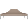 Voir la diapositive 3 : VIDAXL Toit de tente de reception 4,5x3 m Taupe 270 g/m^2