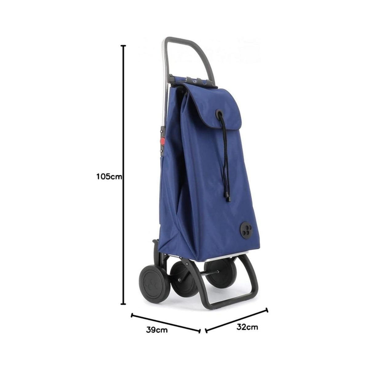 Rolser Poussette de marché 4 roues 43l bleu - IMX305 KLEIN