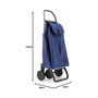 Voir la diapositive 6 : Rolser Poussette de marché 4 roues 43l bleu - IMX305 KLEIN