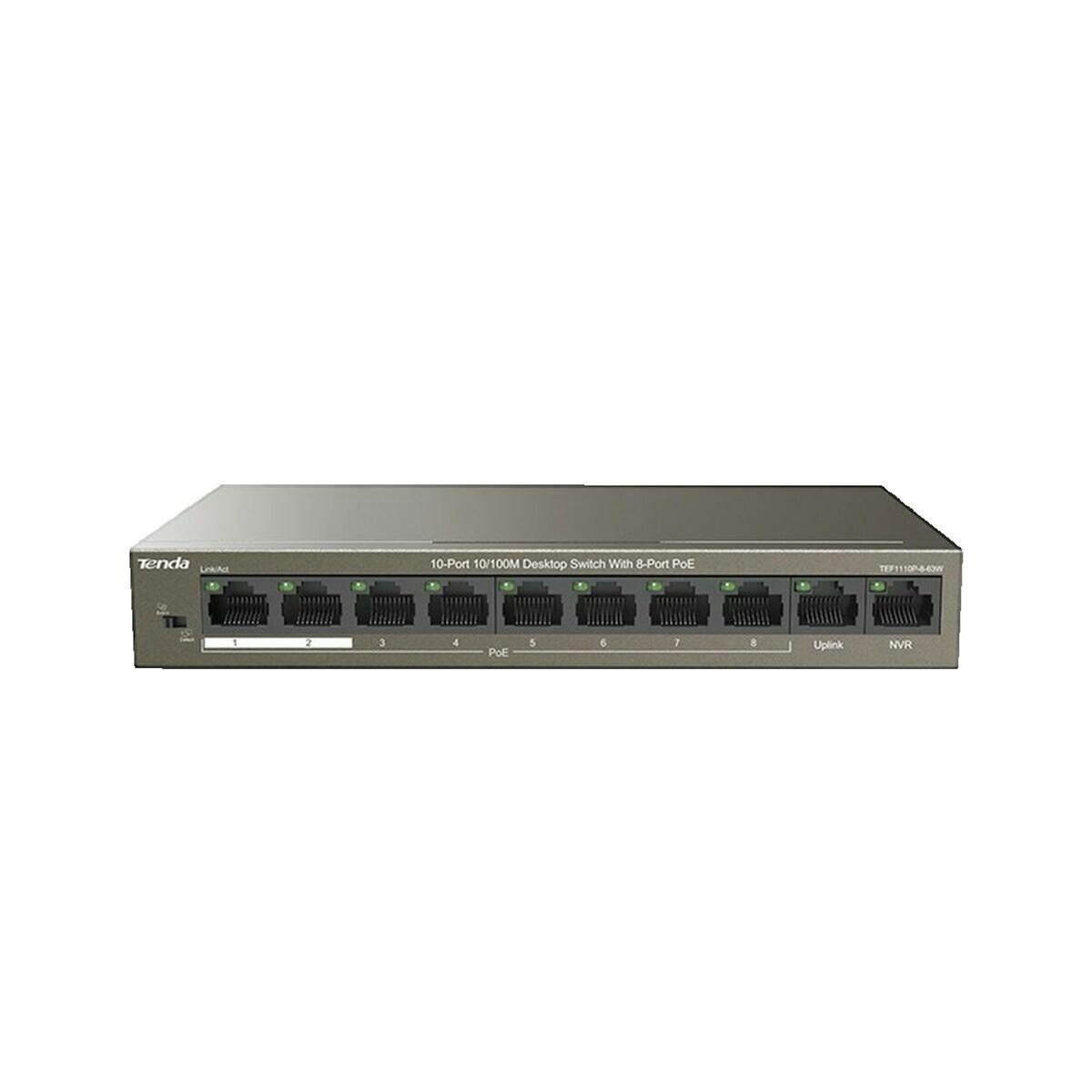 Tenda Commutateur Tenda TEF1110P-8-63W 8 ports PoE 63W