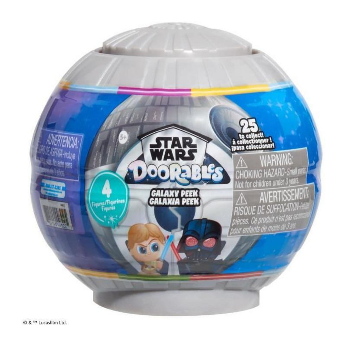 GENERIQUE Figurines a collectionner - STAR WARS - Capsule Galaxy Peek - 4 figurines, 4 cm, 25 a collectionner