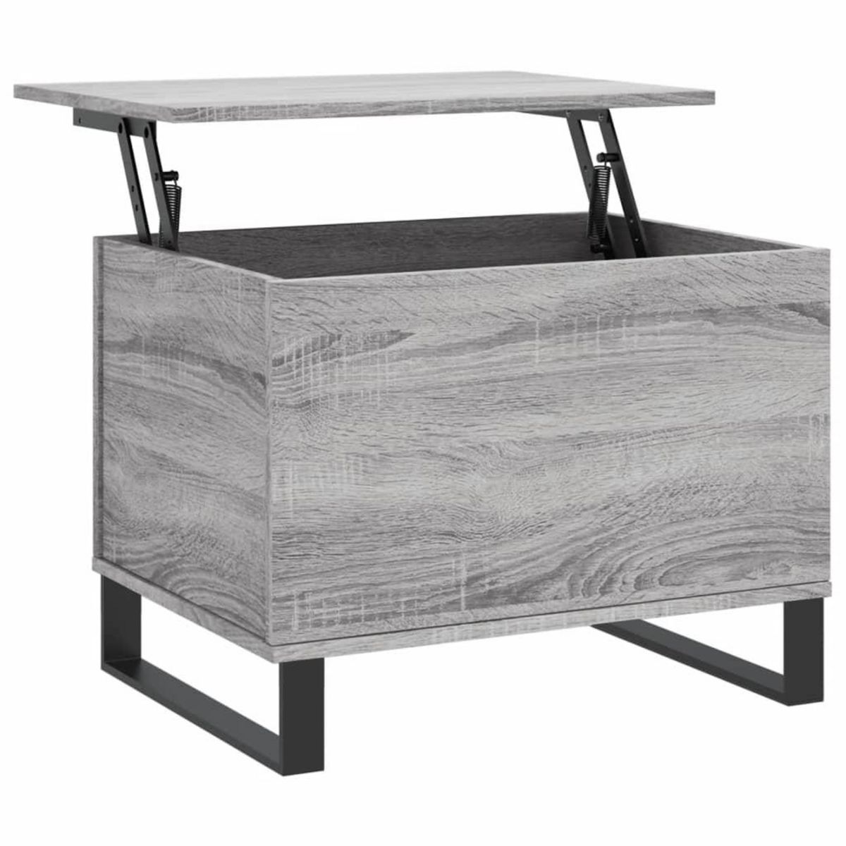 VIDAXL Table basse Sonoma gris 60x44,5x45 cm Bois d'ingenierie