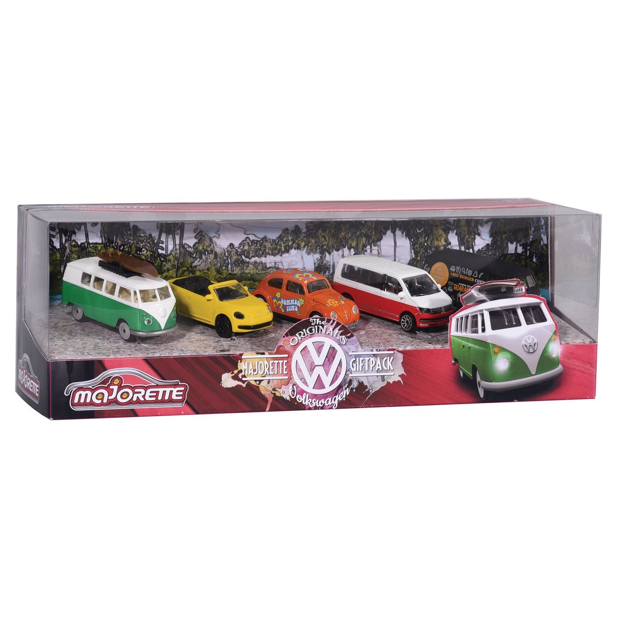 MAJORETTE Pack 5 miniatures Volkswagen 1/64e