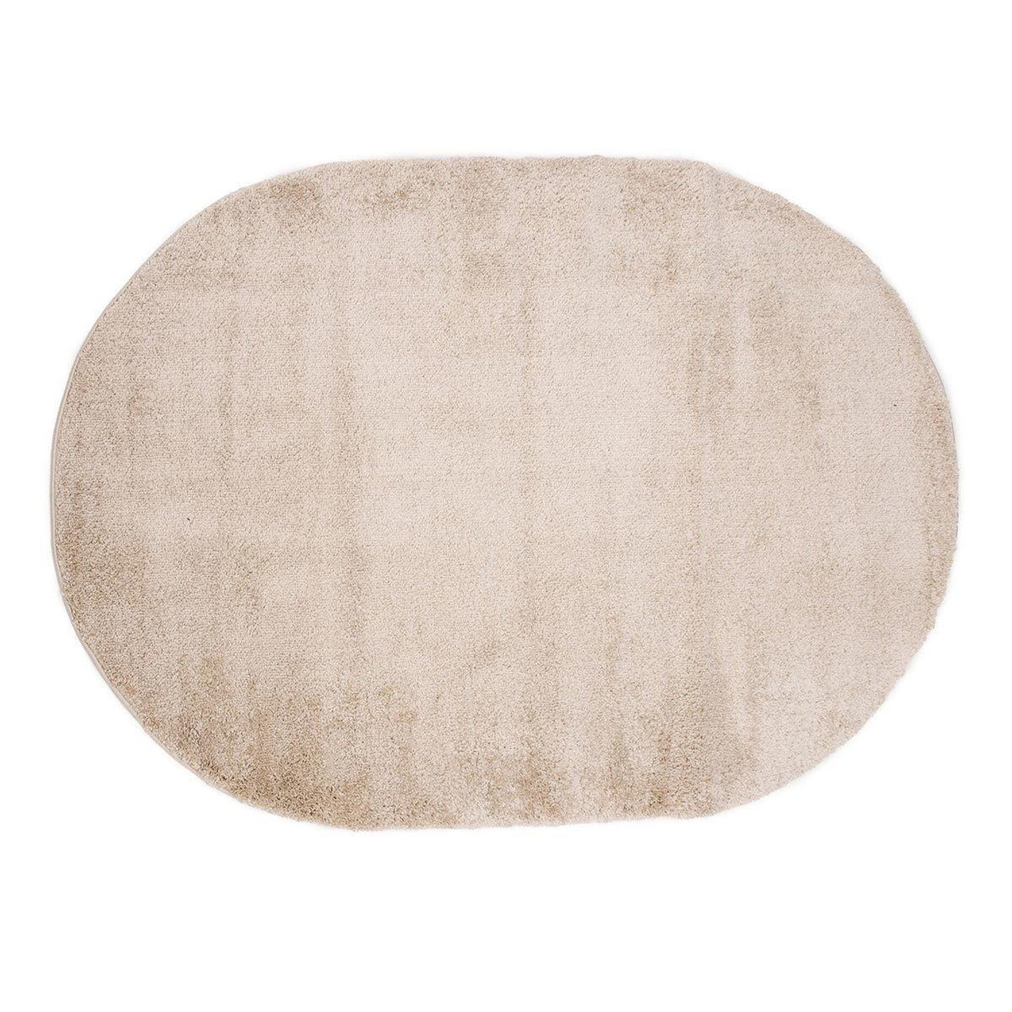 Paris Prix Tapis déco ovale  walter  240x340cm beige
