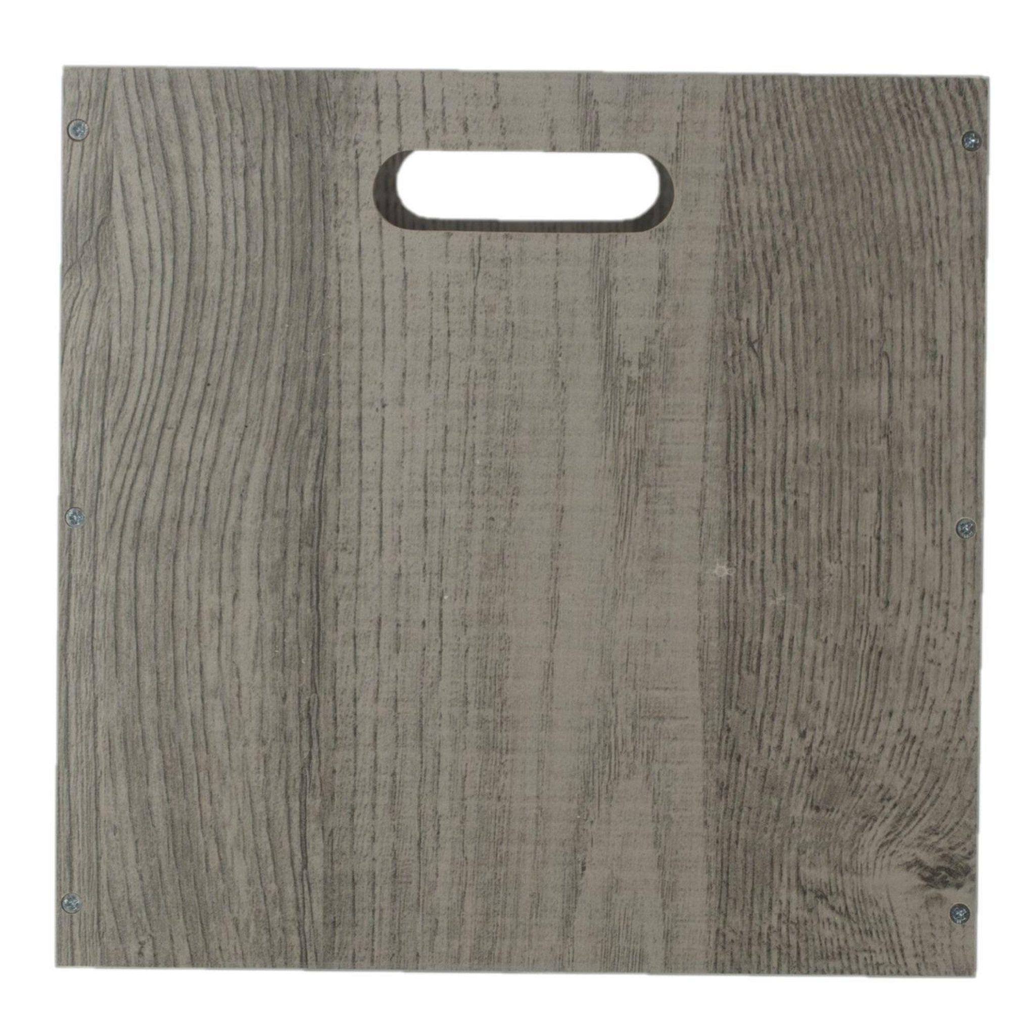 Voir la diapositive 5 : TOILINUX Lot de 6 Boîtes de rangement effet bois en MDF Mix n' modul