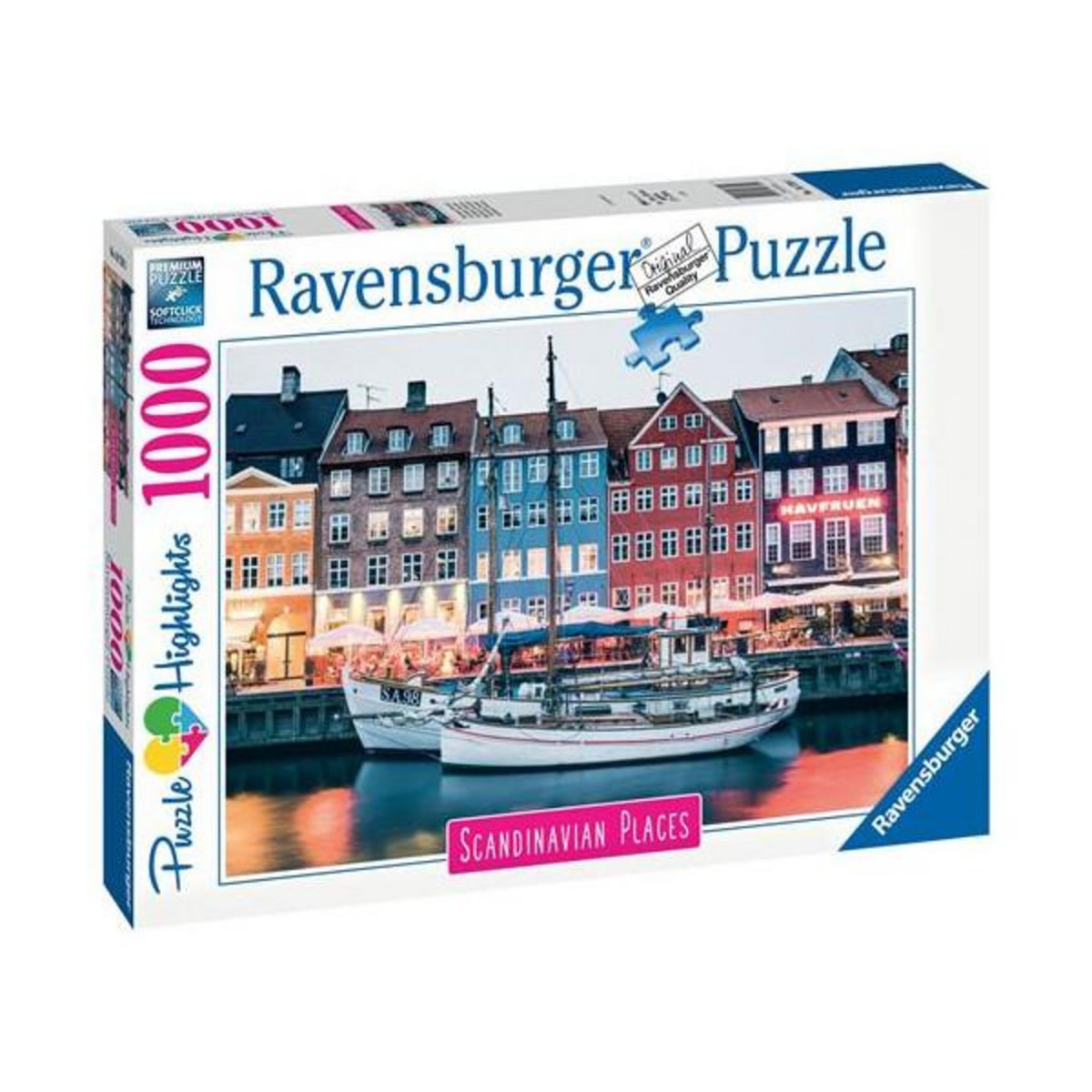 RAVENSBURGER Puzzle 1000 pièces Ravensburger Copenhague Danemark