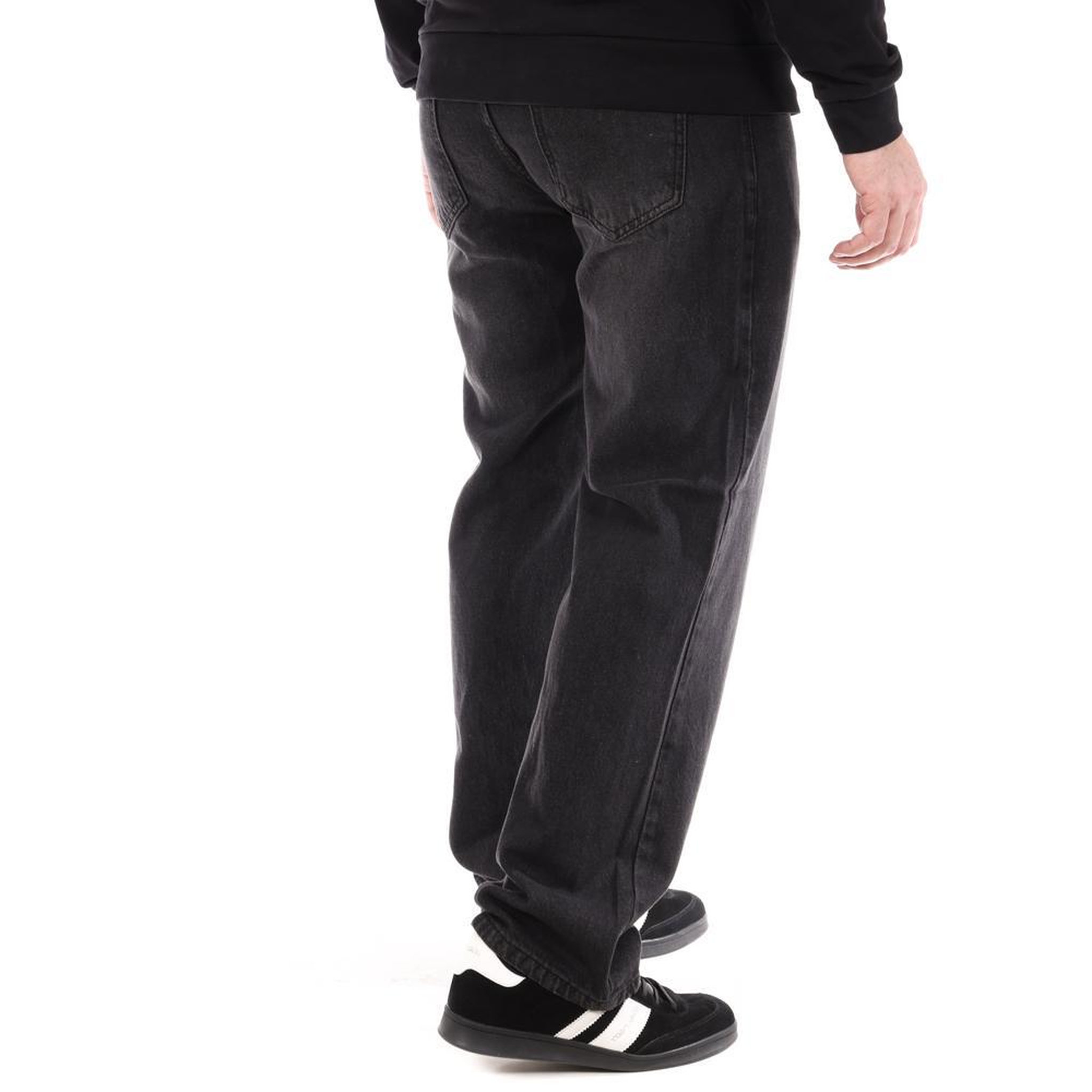Voir la diapositive 2 : PANAME BROTHERS Jean Gris Délavé Homme Noir Paname Brothers 200