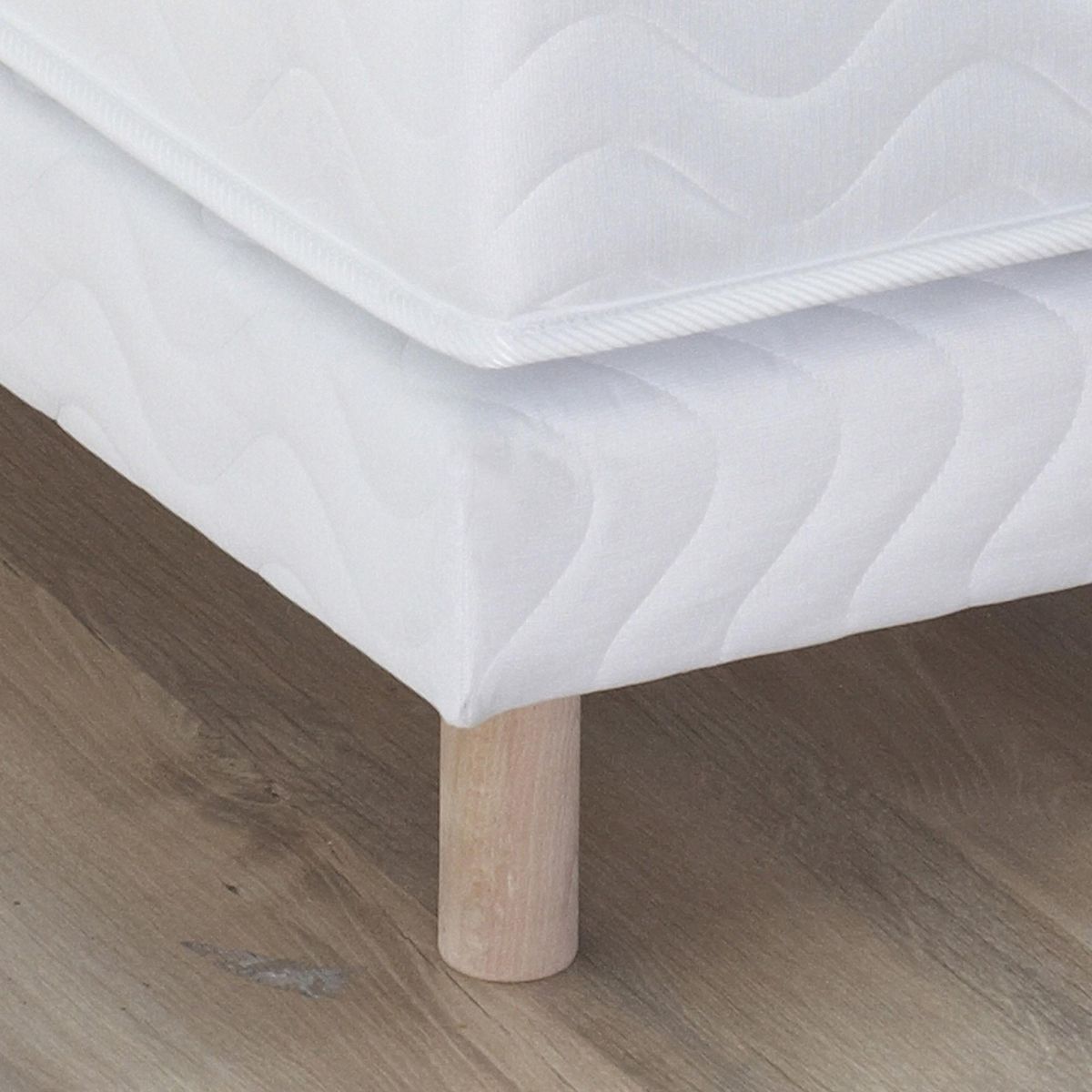 IDLITERIE Sommier à lattes blanc