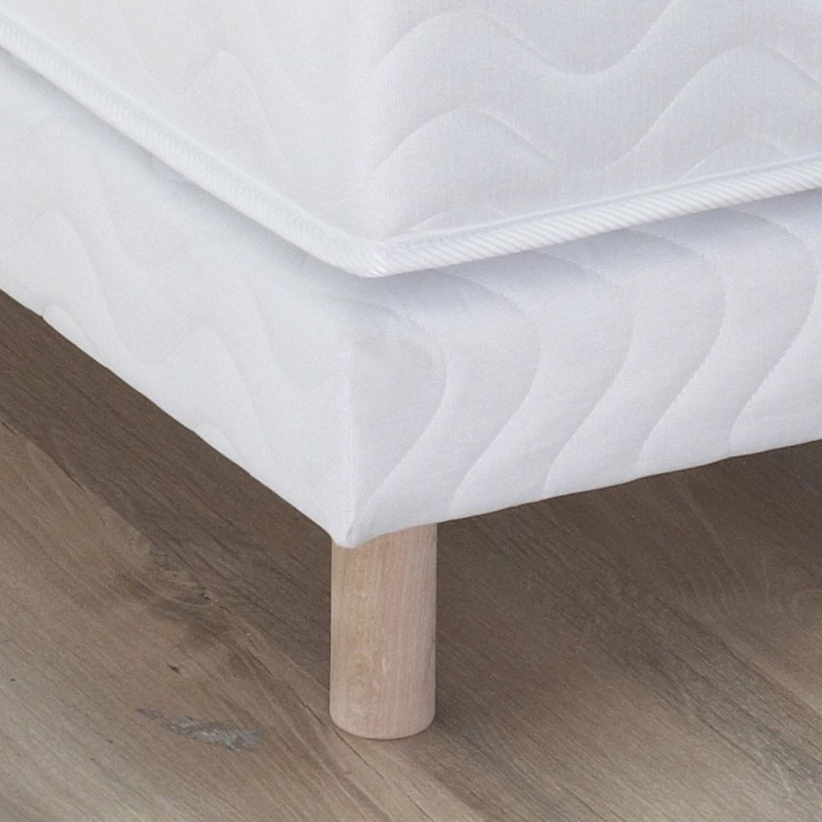 IDLITERIE Sommier à lattes blanc