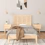 Voir la diapositive 3 : VIDAXL Tete de lit murale 106x3x63 cm Bois massif de pin