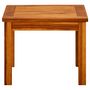 Voir la diapositive 3 : VIDAXL Table basse de jardin 45x45x36 cm Bois solide d'acacia