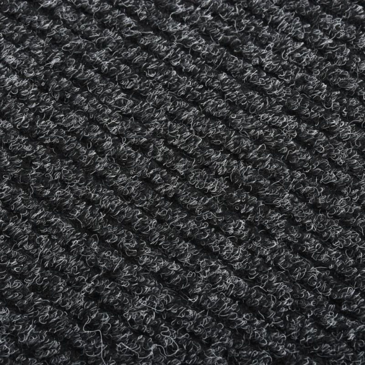 VIDAXL Tapis 100x500 cm Anthracite