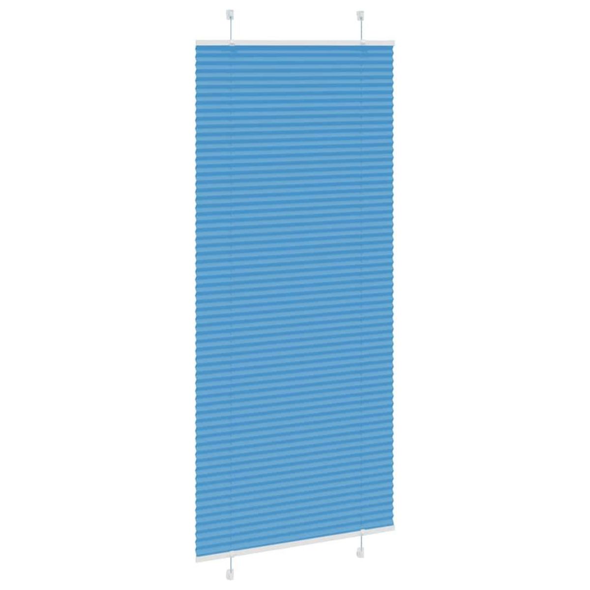 VIDAXL Store plisse bleu 95x200 cm largeur du tissu 94,4 cm polyester