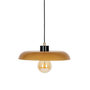Voir la diapositive 1 : ATMOSPHERA Lampe Suspension en Verre  Jody  35cm Ambre