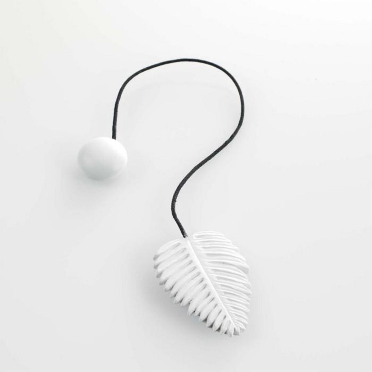 Paris Prix Embrasse de Rideau Aimantée  Zafara  33cm Blanc