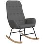 Voir la diapositive 2 : VIDAXL Chaise à bascule Gris clair Tissu