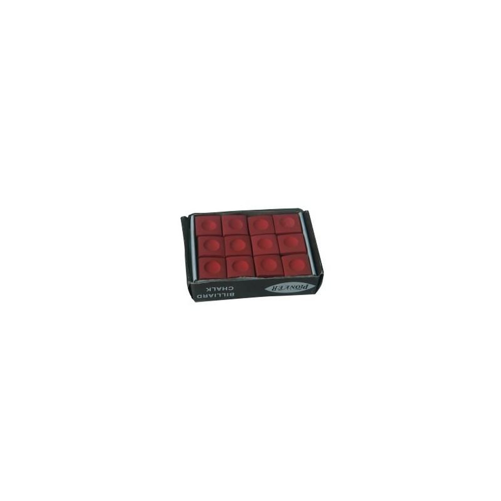 Voir la diapositive 2 : Pioneer Craies Billard Standard - Boîte de 12 craies - Pioneer