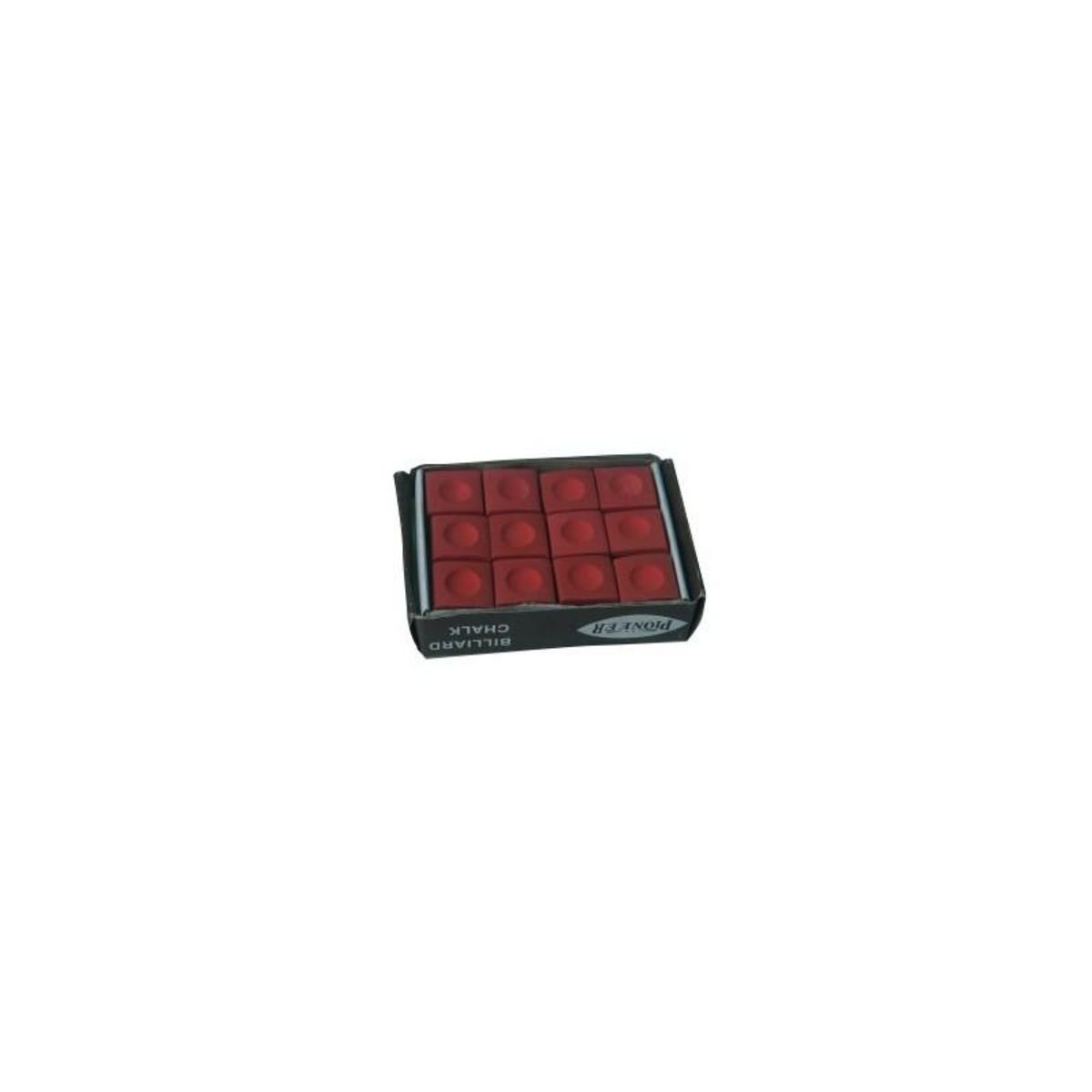 Pioneer Craies Billard Standard - Boîte de 12 craies - Pioneer