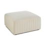 Voir la diapositive 4 : LISA DESIGN Nova - canapé modulable d'angle gauche - 5 places - avec pouf d'appoint - en velours
