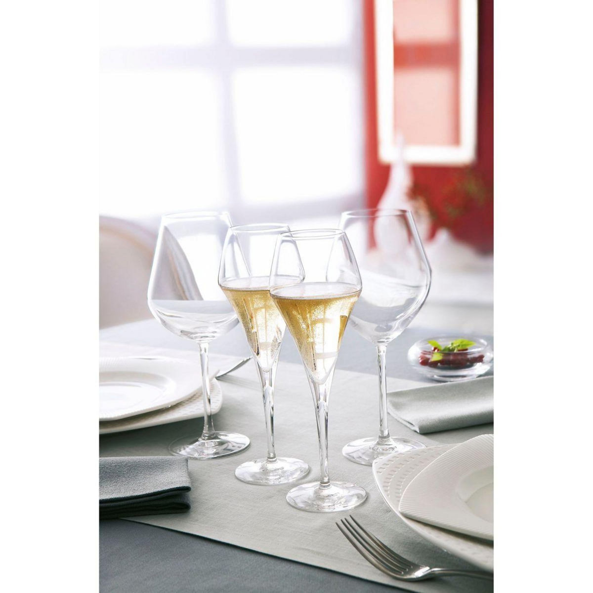 Chef & sommelier Verre 6 flutes coupe champagne Arom UP 21 cl