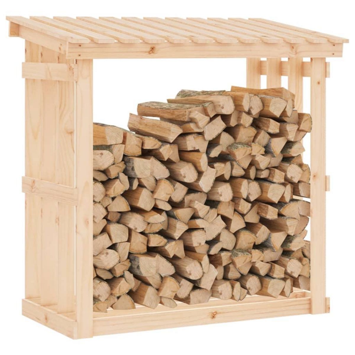 VIDAXL Support pour bois de chauffage 108x64,5x109 cm Bois de pin