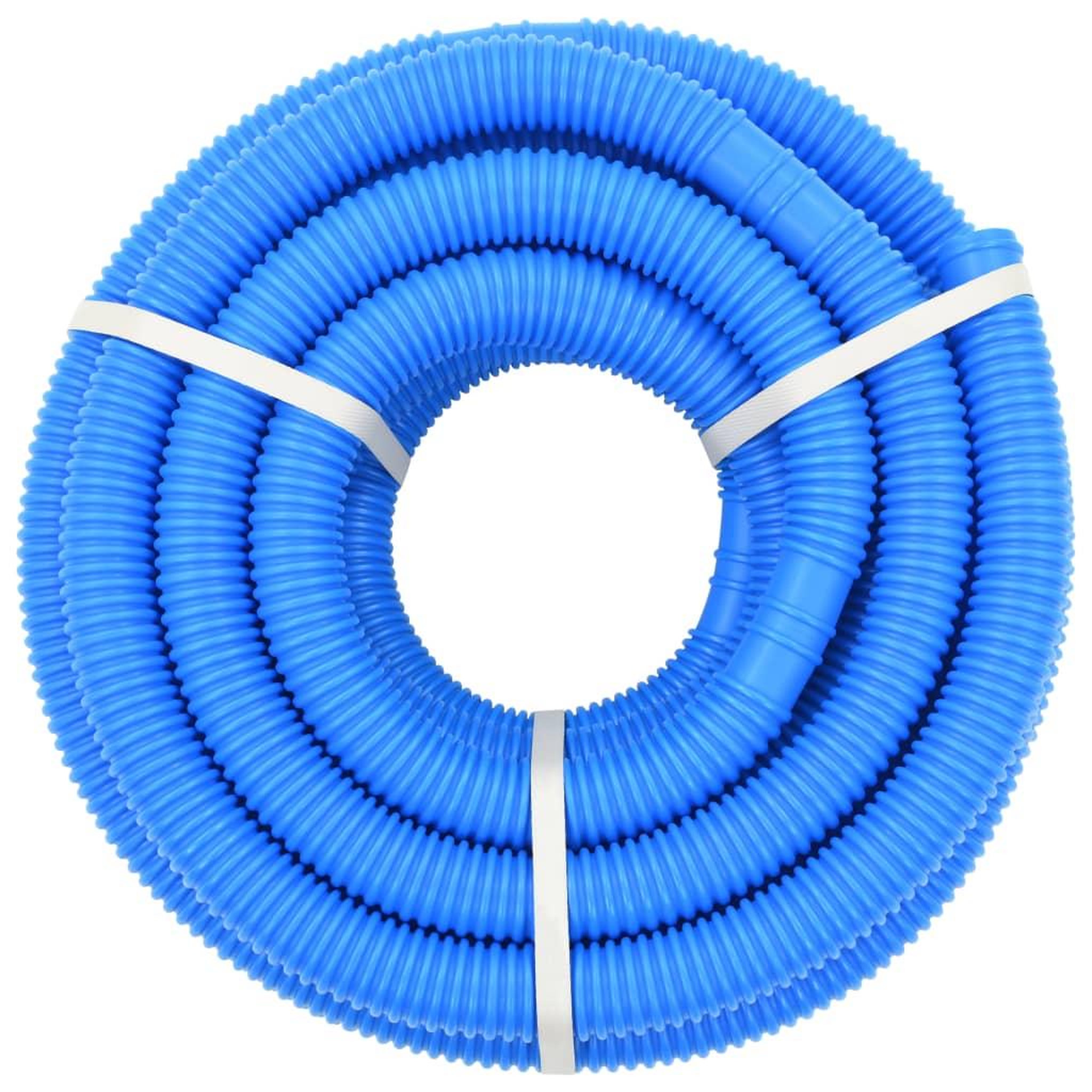 Voir la diapositive 3 : VIDAXL Tuyau de piscine avec colliers de serrage Bleu 38 mm 12 m