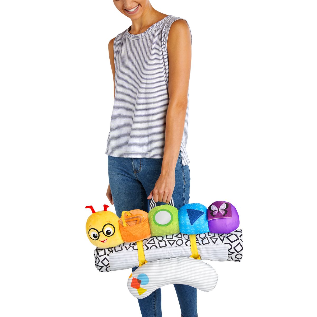 Baby Einstein Tapis Eveil 3-en-1 Travel-pillar