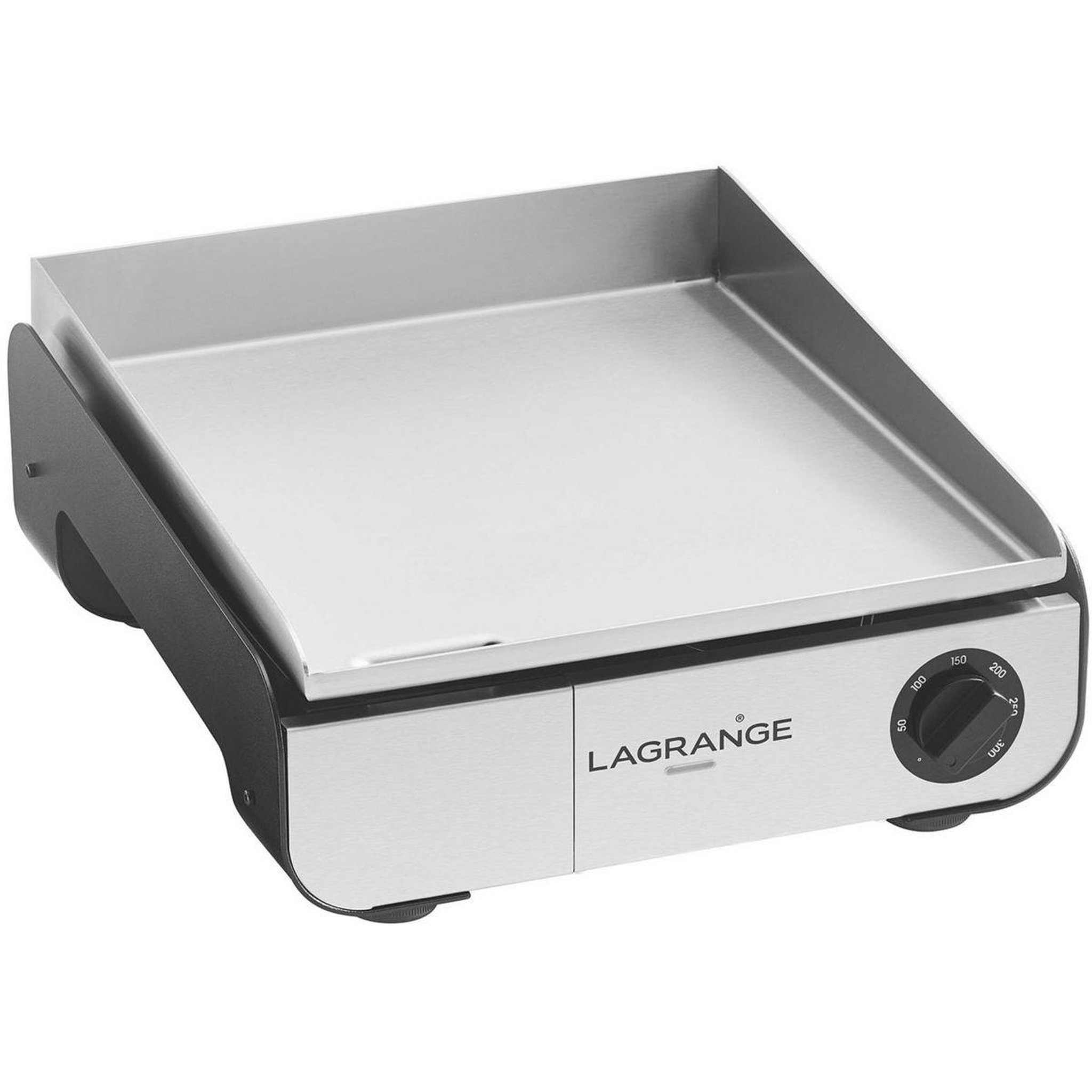 Voir la diapositive 3 : LAGRANGE Plancha électrique Pro 35S noir à poser, 40x35 cm + kit d'accessoires