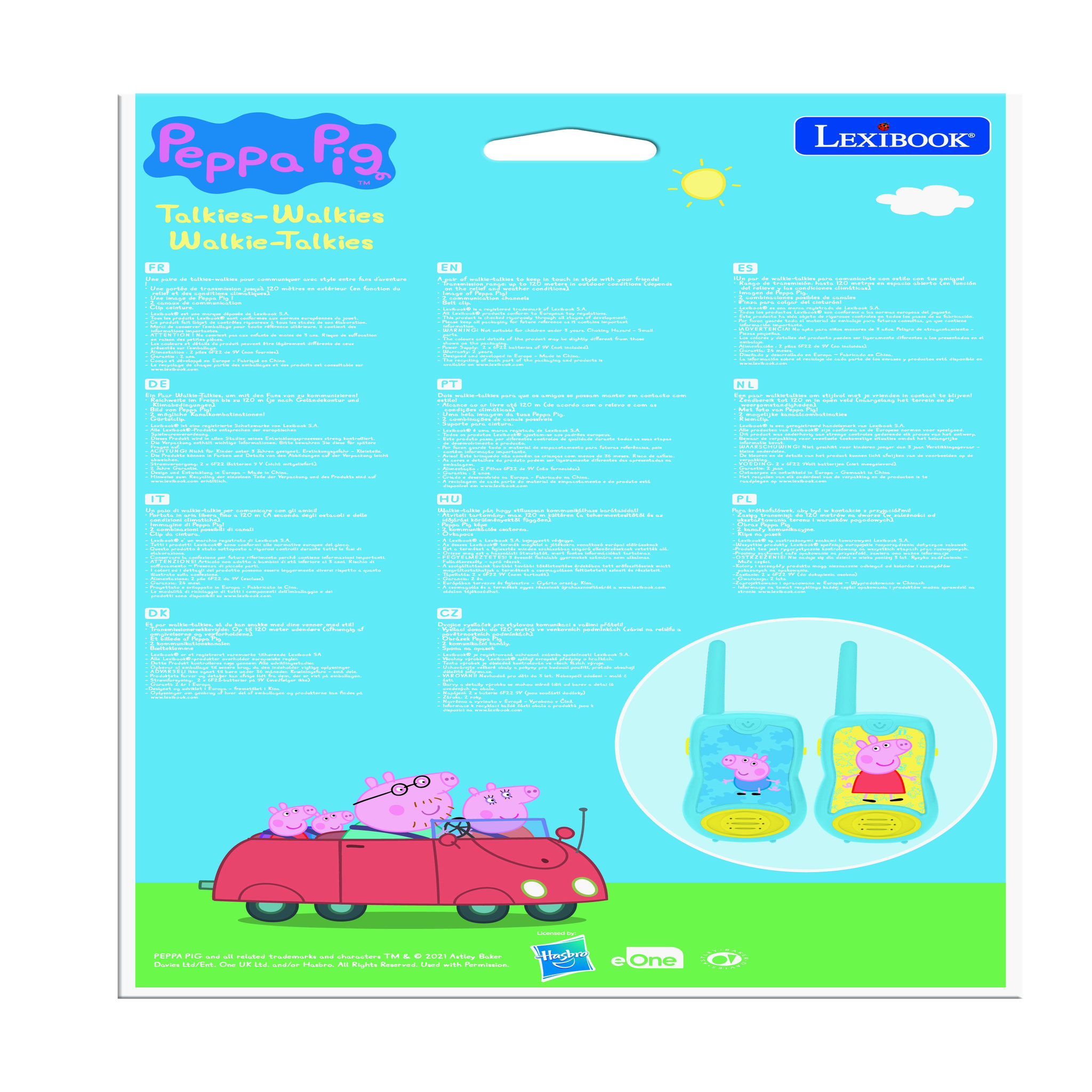 Voir la diapositive 6 : Lexibook Talkies-Walkies Peppa Pig portée 200m